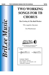 Two Working Songs for TB Chorus TB choral sheet music cover